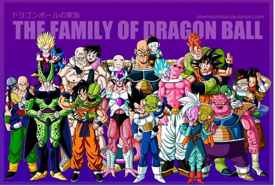 famille dragonball