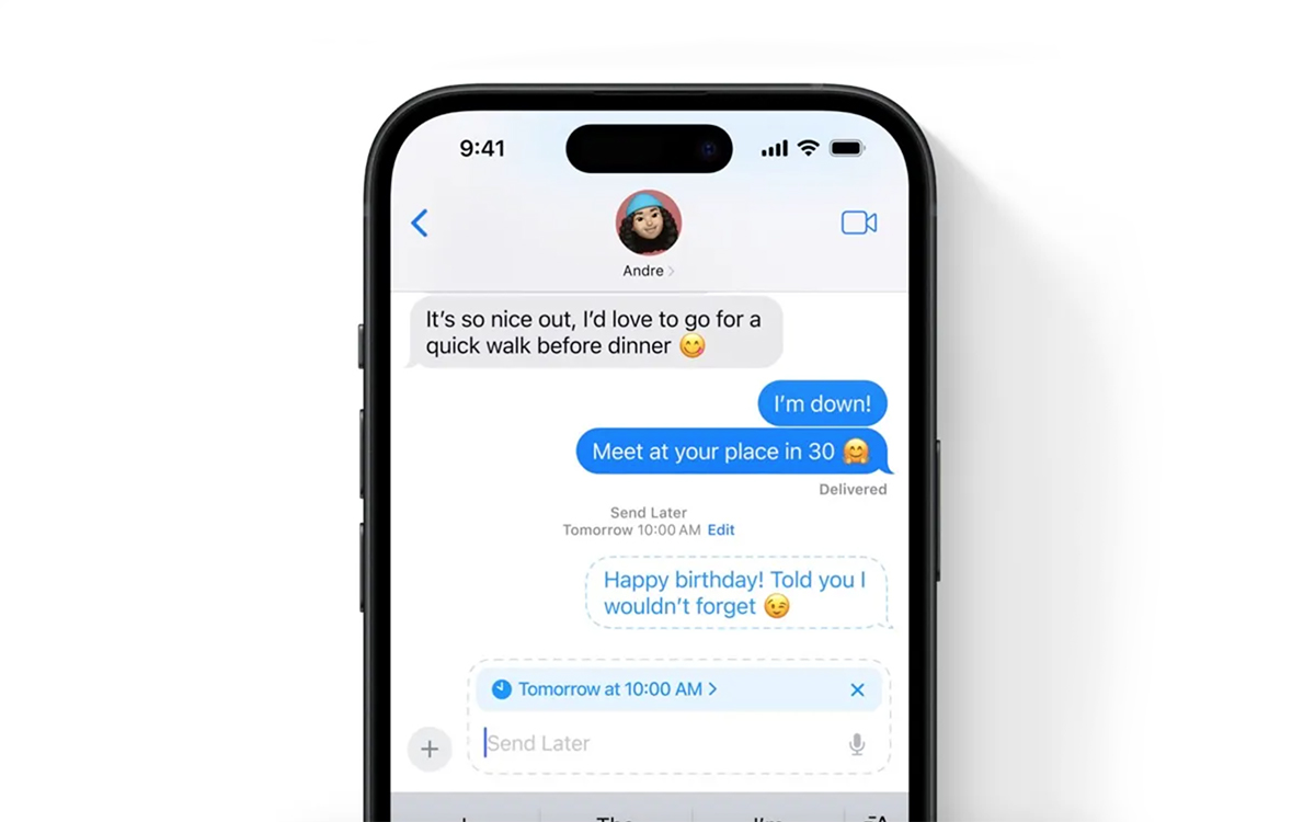 Messages sous iOS 18